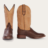 Men Exotics | Stetson Beaumont Brown Teju Cowboy Boot Brown