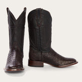 Men Exotics | Stetson Kaycee Brown Caiman Belly Cowboy Boot Brown