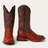 Men Exotics | Stetson Ozzy Ostrich Boot Brown