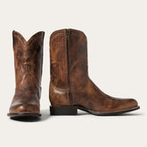 Men Ropers | Stetson Rancher Zip Roper Oiled Cognac