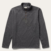Men Sweaters & Hoodies | Stetson Button-Front Grey Pullover Knit Sweater Grey