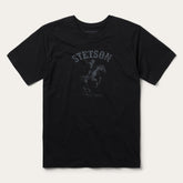 Men Tees | Stetson Bronco Rider Graphic Tee Black