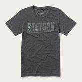 Men Tees | Stetson Distressed Stetson Graphic Tee Grey