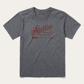 Men Tees | Stetson Vintage Arrow Graphic Tee Grey