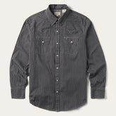 Men Western Shirts | Stetson Black Diamond Shirt Black
