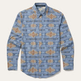 Men Western Shirts | Stetson Desert Horizon Shirt Blue