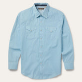 Men Western Shirts | Stetson Geo Western Shirt Blue