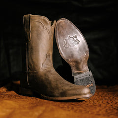Men Western | Stetson Cassidy Roper Boots Brown