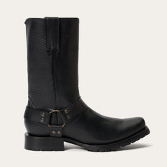 Men Western | Stetson Heritage Harness Boots Black