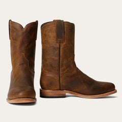 Men Western | Stetson Puncher Boots Oily Brown