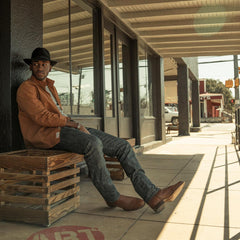 Men Western | Stetson Rancher Zip Roper Burnished Cognac