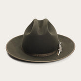 Men/Women Fedora | Stetson 1865 Distressed Open Road Royal Deluxe Walnut