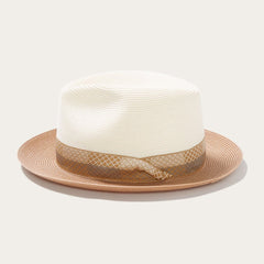 Men/Women Fedora | Stetson Andover Milan Fedora Ivory Cognac