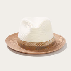 Men/Women Fedora | Stetson Andover Milan Fedora Ivory Cognac