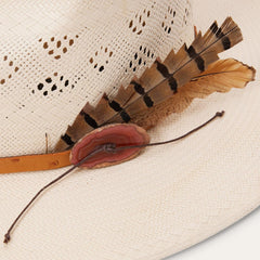 Men/Women Fedora | Stetson Andromeda Vented Straw Fedora Natural