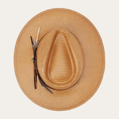 Men/Women Fedora | Stetson Juno Shantung Straw Fedora Sand