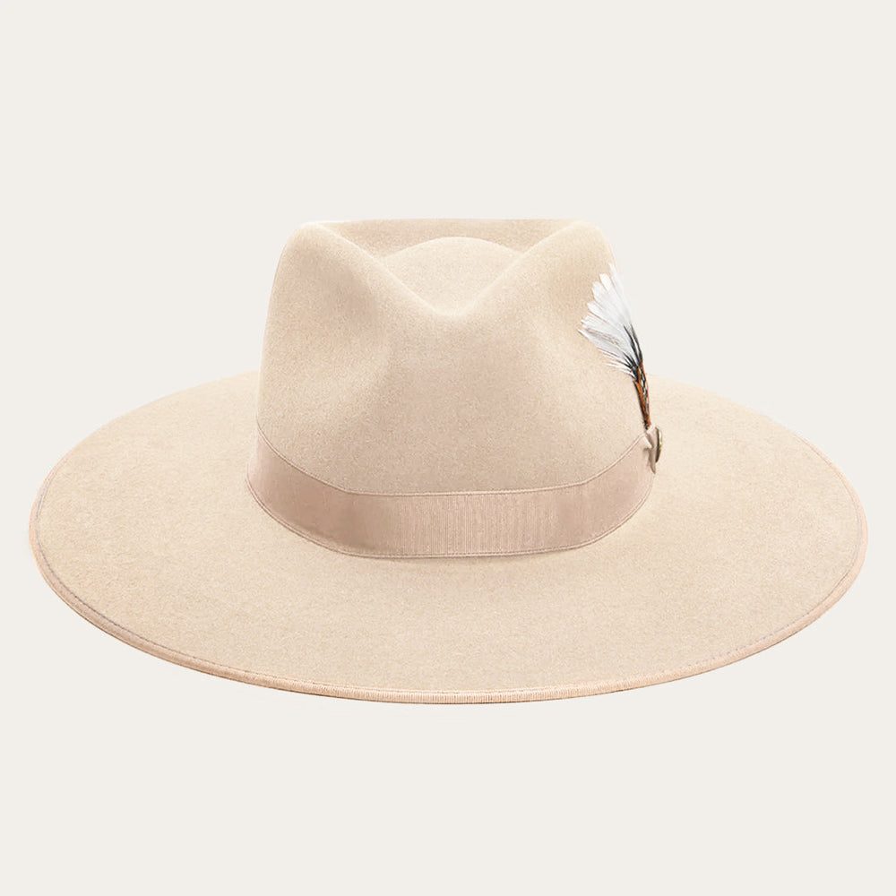 Men/Women Fedora | Stetson Midtown Wide Flat Brim Hat Bone