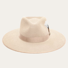 Men/Women Fedora | Stetson Midtown Wide Flat Brim Hat Bone