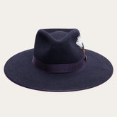 Men/Women Fedora | Stetson Midtown Wide Flat Brim Hat Navy