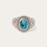 Men/Women Jewelry | Stetson Filigree Ring With Turquoise