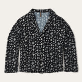 Women Blouses | Stetson Southwestern Ditzy Print Blouse Black
