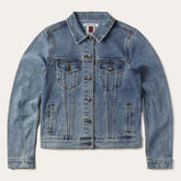 Women Jackets | Stetson Stretch Denim Jacket Blue