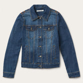 Women Jackets | Stetson Western Denim Jacket Blue