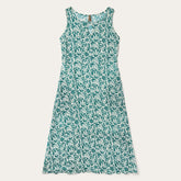 Women Midi | Stetson Jade Floral Print Sleeveless Dress Green