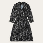 Women Midi | Stetson Southwestern Ditzy Print Dress Black