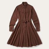 Women Midi | Stetson Tobacco Western Dress Brown