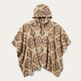 Women Sweaters | Stetson Tan Aztec Poncho Brown