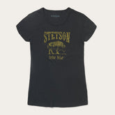 Women Tees | Stetson Bison Graphic Tee Black
