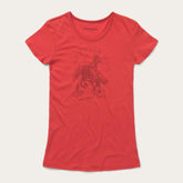 Women Tees | Stetson Cowgirl Graphic Tee Red
