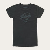 Women Tees | Stetson Rope Print Graphic Tee Black