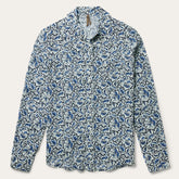 Women Western Shirts | Stetson Indigo Tapestry Print Shirt Blue