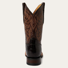 Men Western | Stetson Aces Alligator Boot Brown
