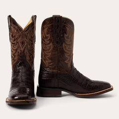 Men Western | Stetson Aces Alligator Boot Brown