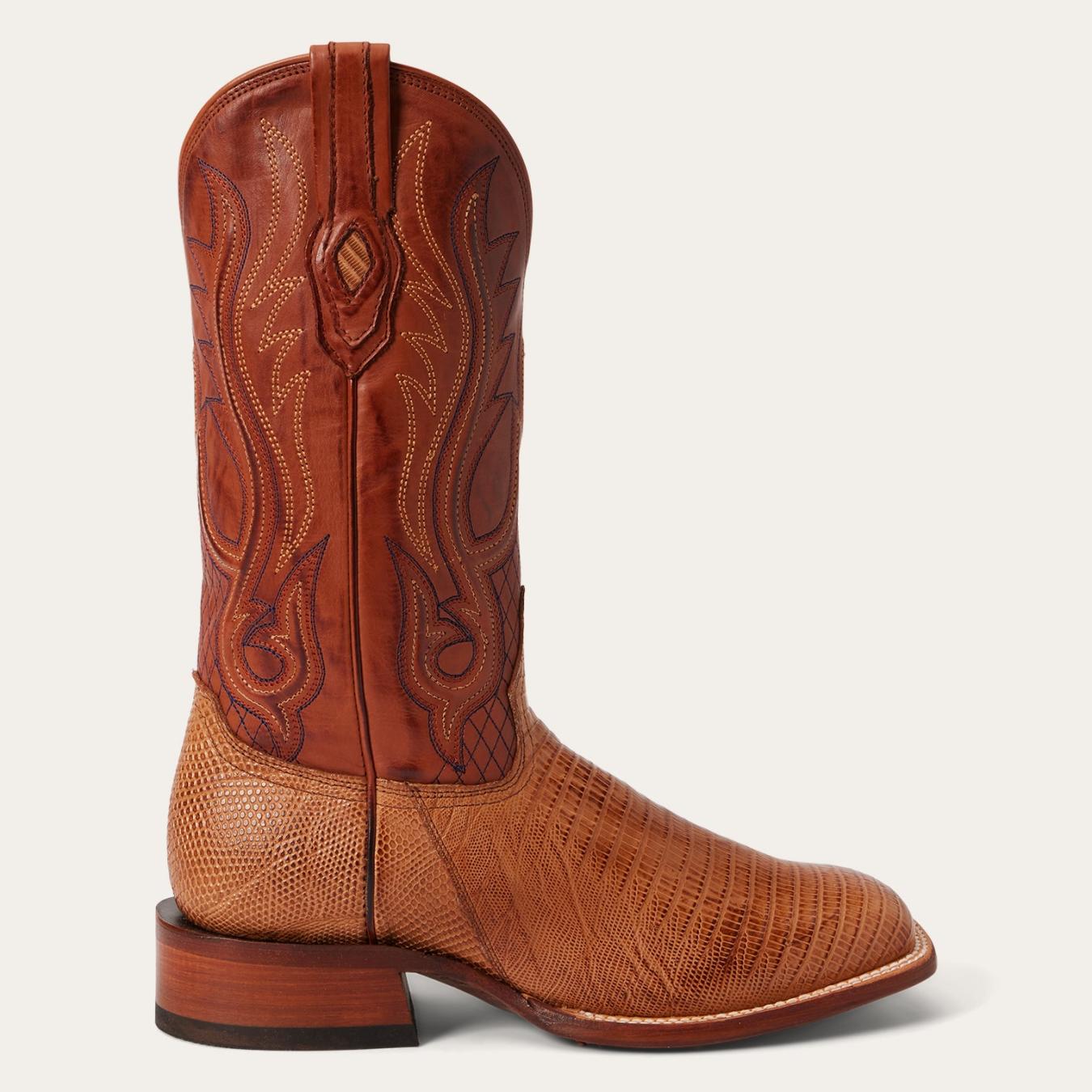 Men Western | Stetson Arlington Teju Boot Tan