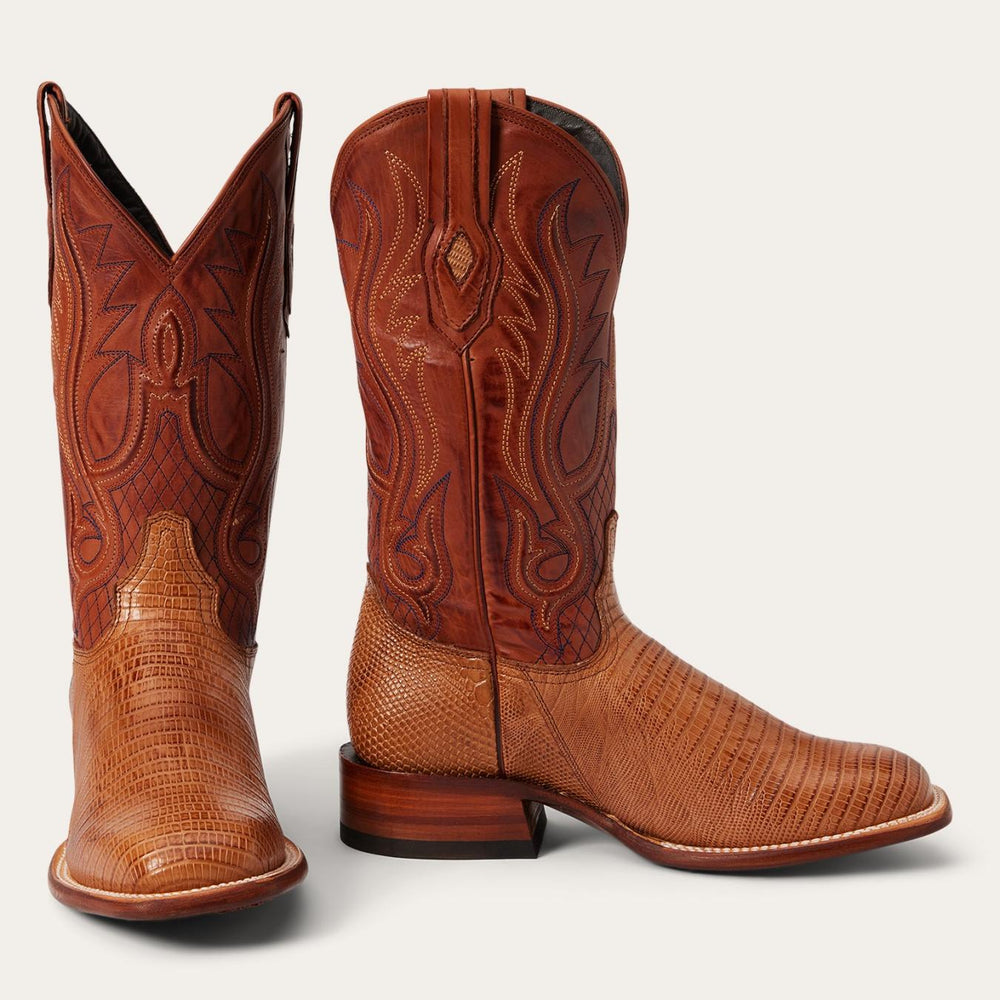 Men Western | Stetson Arlington Teju Boot Tan