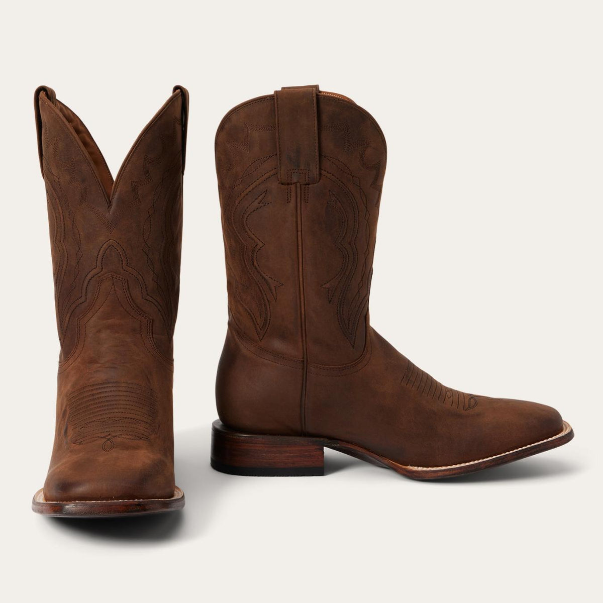 Men Western | Stetson Bowie Boots Brown