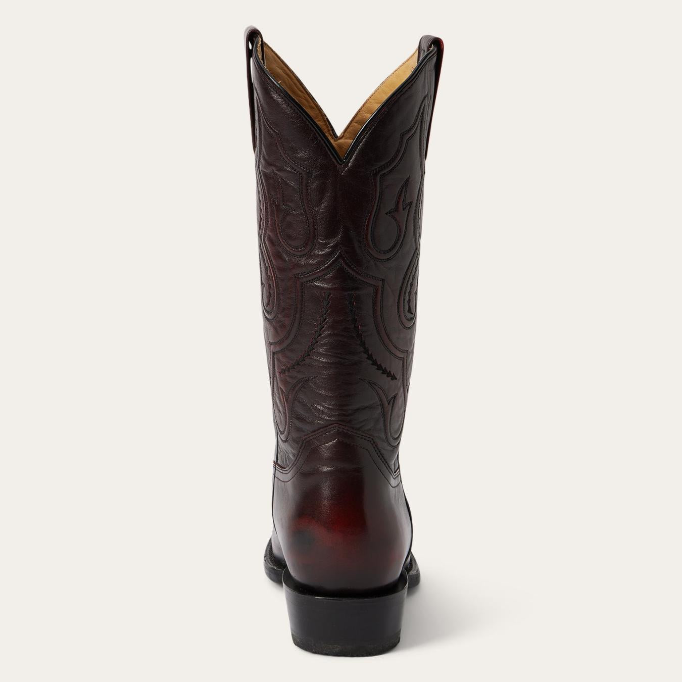 Men Western | Stetson Carlisle Western Boots Black Cherry