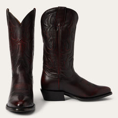 Men Western | Stetson Carlisle Western Boots Black Cherry