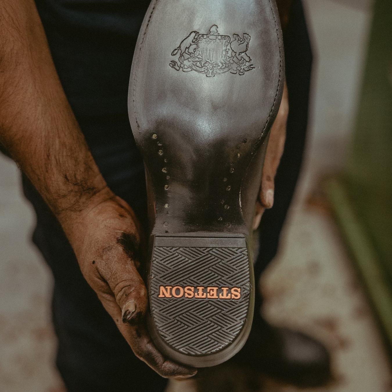 Men Western | Stetson Carlisle Western Boots Burnished Brown