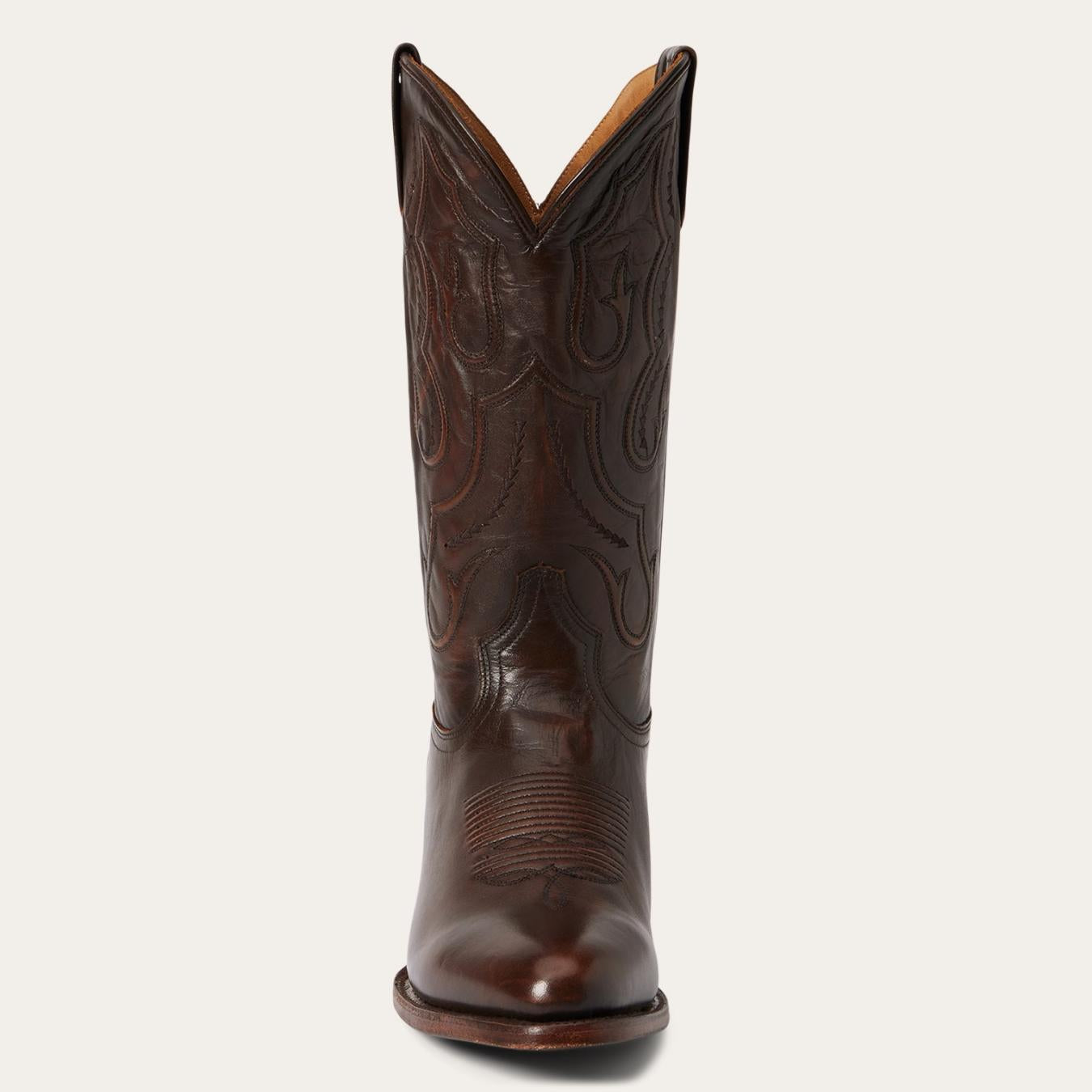 Men Western | Stetson Carlisle Western Boots Burnished Brown