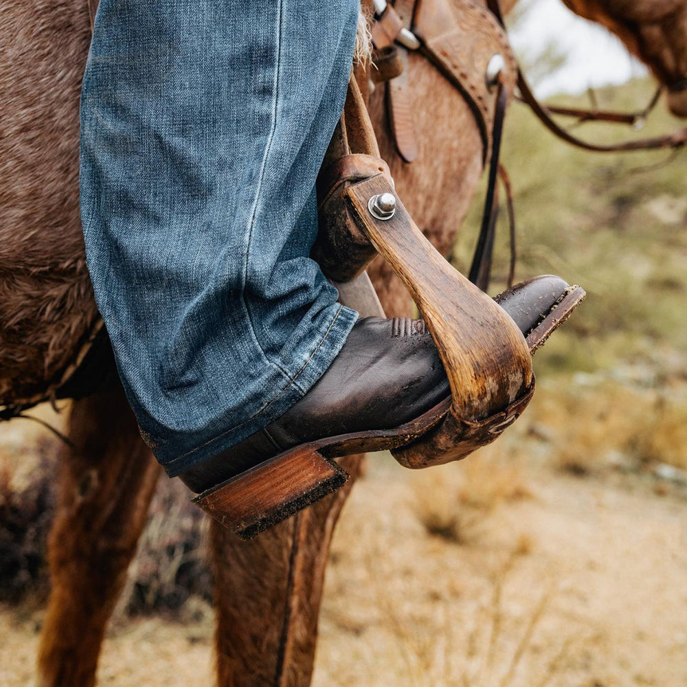 Men Western | Stetson Carlisle Western Boots Distressed Brown