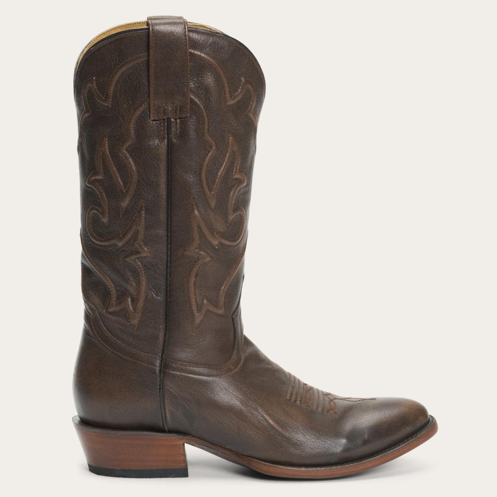 Men Western | Stetson Carlisle Western Boots Distressed Brown
