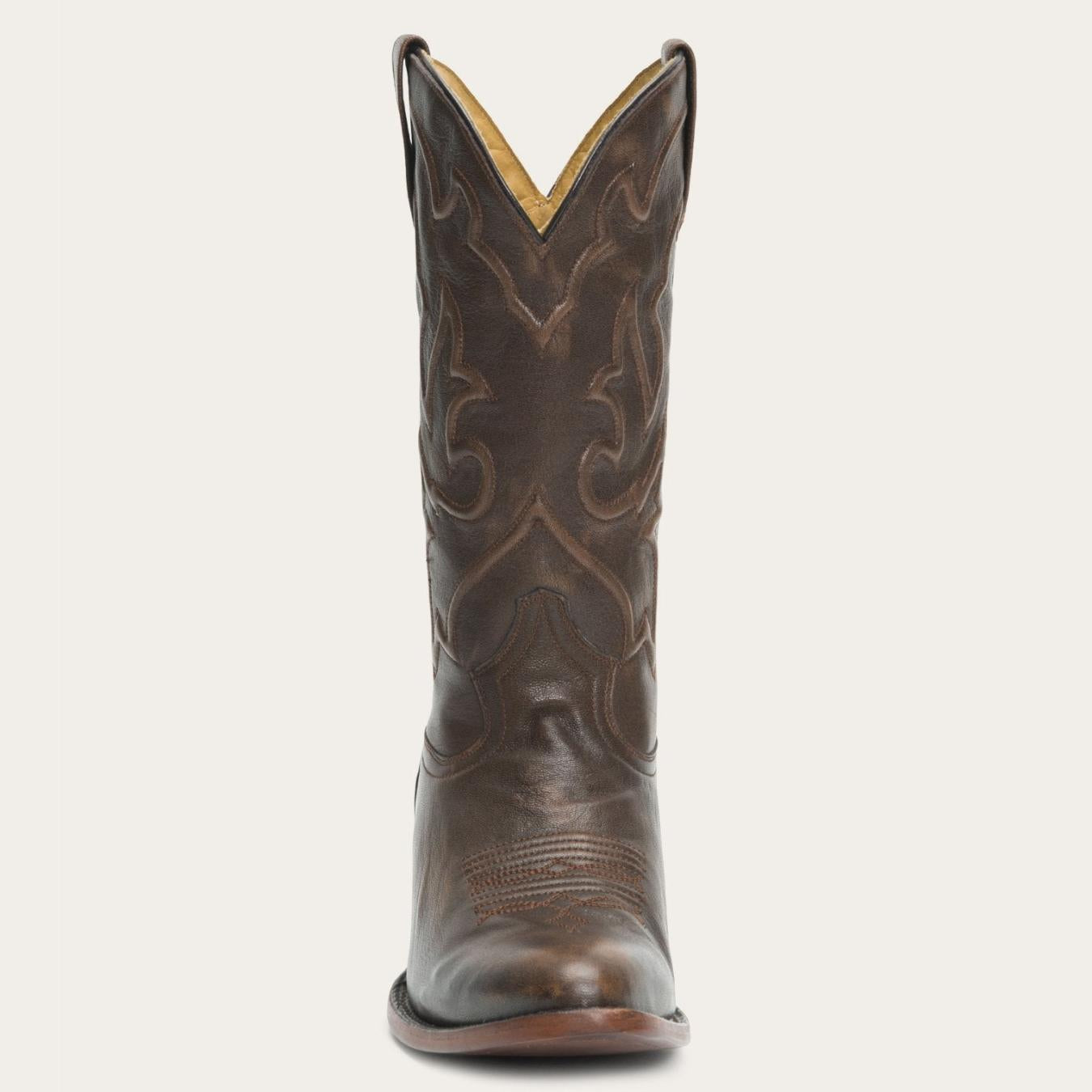 Men Western | Stetson Carlisle Western Boots Distressed Brown
