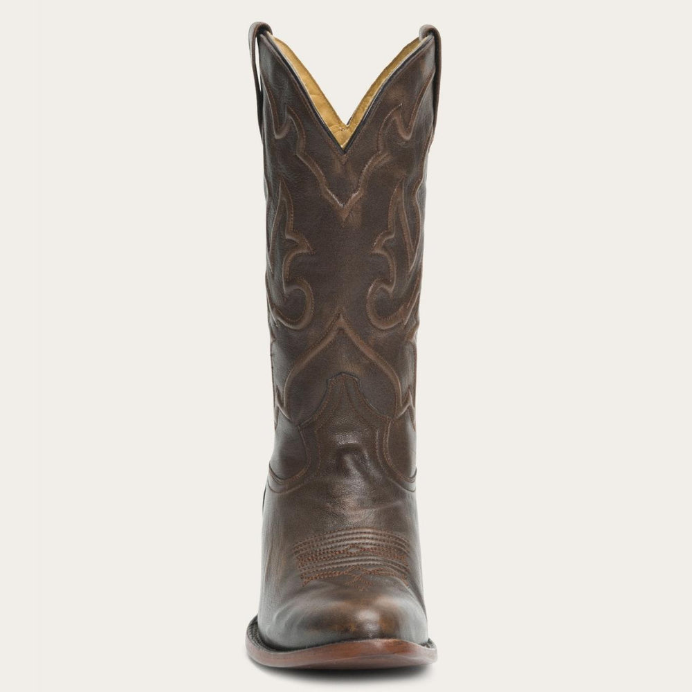 Men Western | Stetson Carlisle Western Boots Distressed Brown