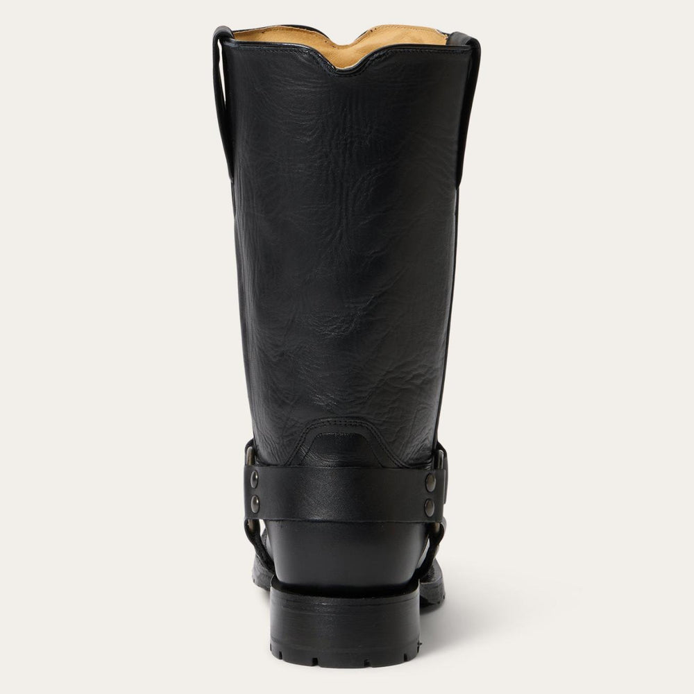 Men Western | Stetson Heritage Harness Boots Black