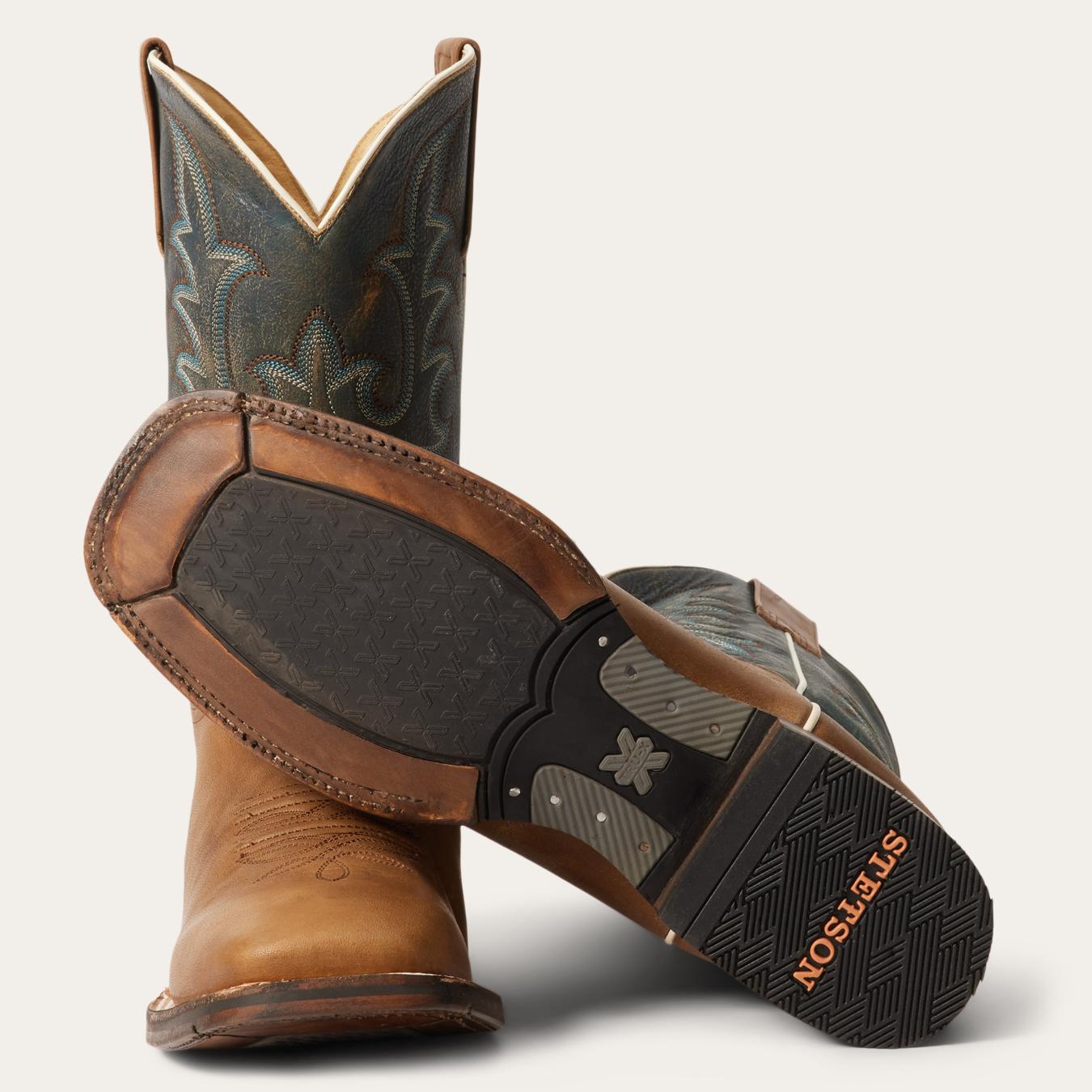 Men Western | Stetson Obadiah Boots Brown